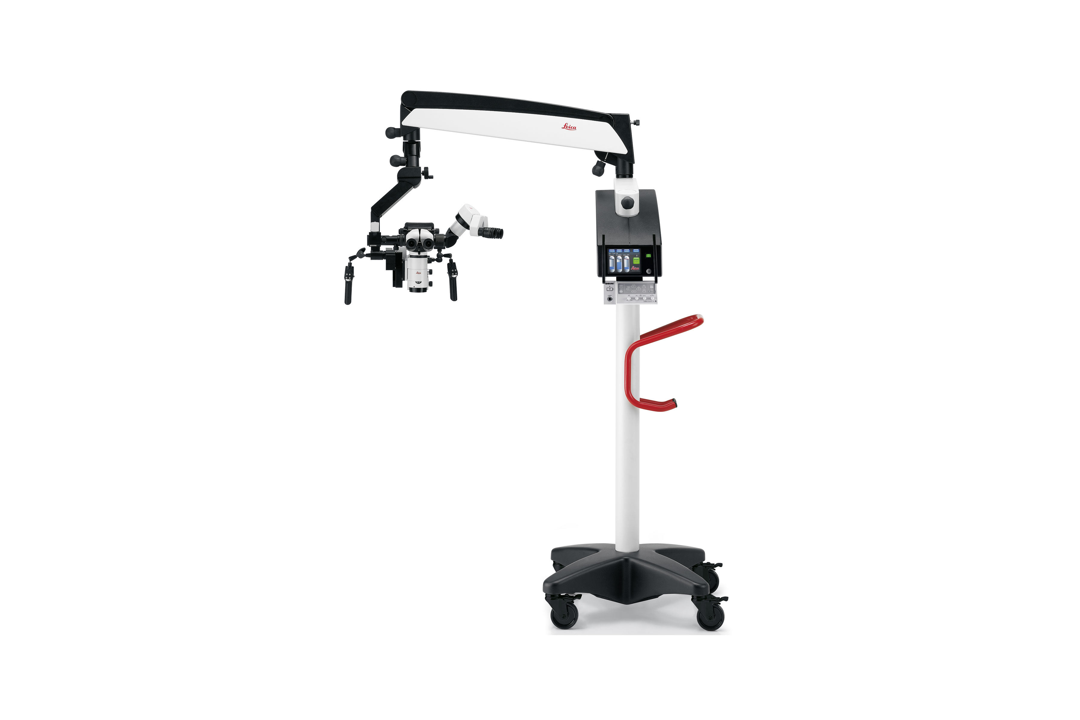 The Leica M25 F20 surgical microscope for for otolaryngology, and neuro, spine and ENT surgery.