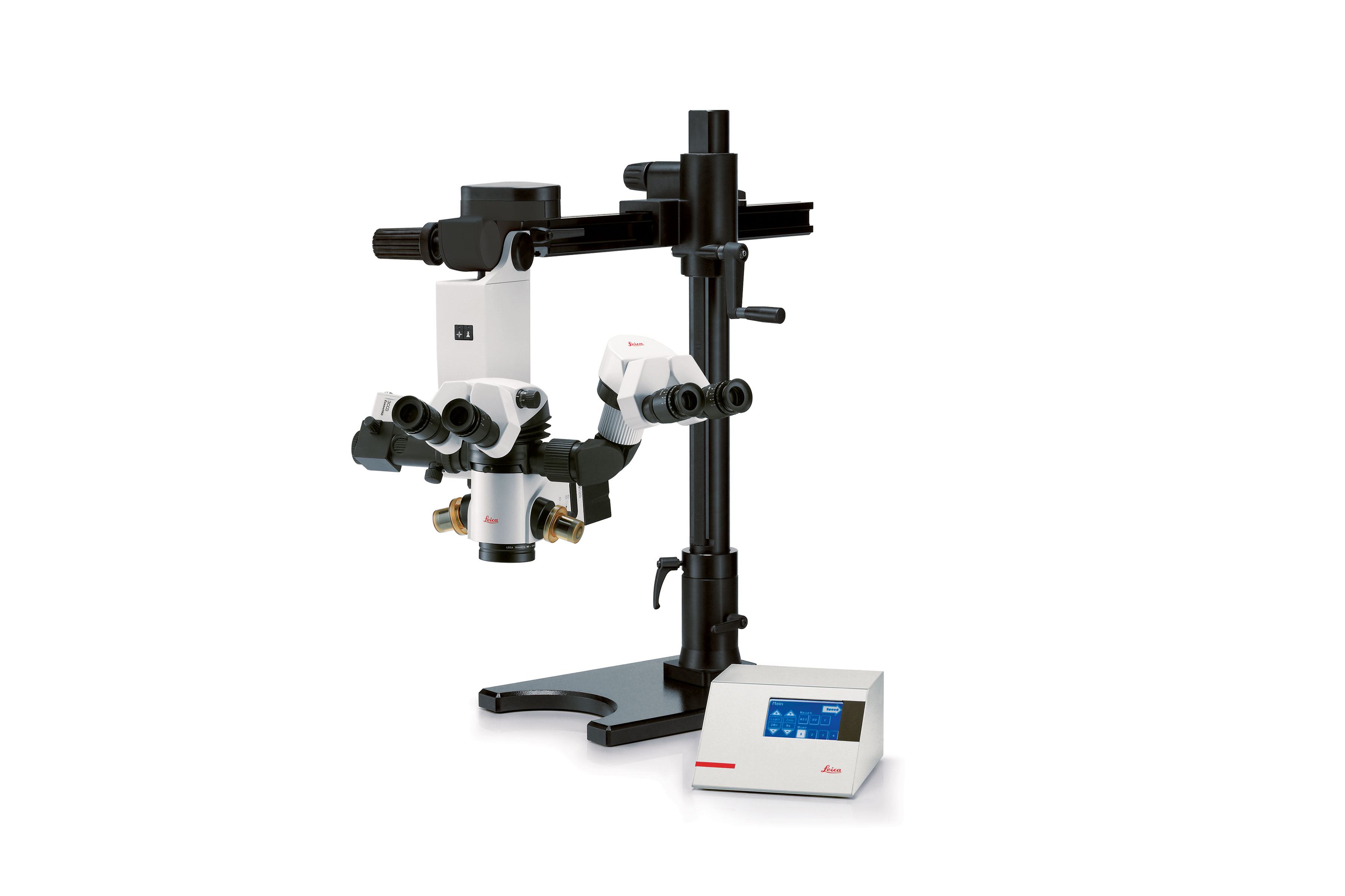 The Leica M620 TTS tabletop surgical microscope for ophthalmology.